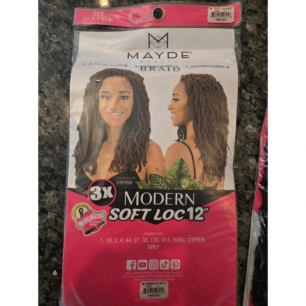 Mayde Beauty 3X Modern Soft‎ Loc 12